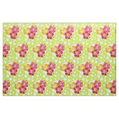 Funny Tropical Hibiskus blüht + Ihr Backgr Stoff (Fat Quarter (45,7 x 55,9 cm))