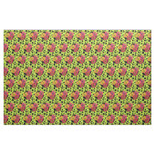 Funny Tropical Hibiskus blüht + Ihr Backgr Stoff (Yard (91,4 cm))