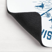 Funny Trout Fly Fishing Birthday Christmas Fathers Mousepad (Ecke)