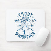 Funny Trout Fly Fishing Birthday Christmas Fathers Mousepad (Mit Mouse)