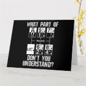 Funny Truck Driver verstehen Sie nicht Geschenk Karte (Gelbe Blume)