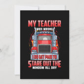Funny Truck Drivers Art Geschenk für Lkw und Männe Einladung (Vorderseite)