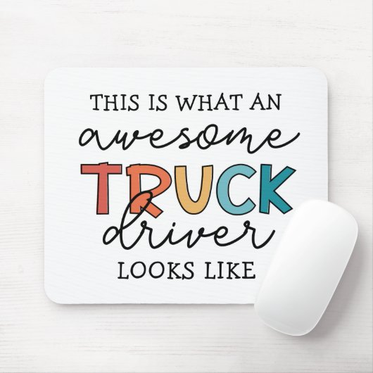 Funny Truck | Phantastischer Lastwagenfahrer Mousepad (Mit Mouse)