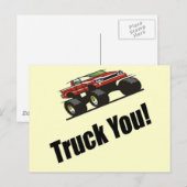 Funny Truck You T - Shirt Geschenke Postkarte (Vorne/Hinten)