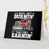 Funny Trucker Anhänger LKW Fahrergeschenk Karte (Gelbe Blume)