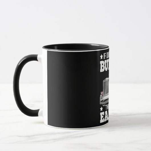 Funny Trucker Anhänger LKW Fahrergeschenk Tasse (Links)