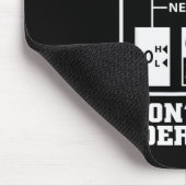 Funny Trucker Design For Men Big Rig Trucker Truck Mousepad (Ecke)