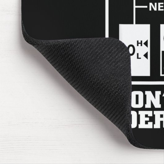 Funny Trucker Design For Men Big Rig Trucker Truck Mousepad (Ecke)