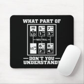 Funny Trucker Design For Men Big Rig Trucker Truck Mousepad (Mit Mouse)