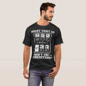 Funny Trucker Design für Männer Big Rig Truck T-Shirt (Vorne ganz)