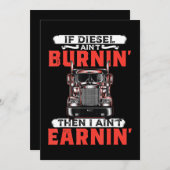 Funny Trucker Driver Trucking Männer Geschenk Save The Date (Vorne/Hinten)