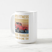 Funny Trucker Pun Fitness Whole Trailer in The Doc Kaffeetasse (Vorderseite Links)