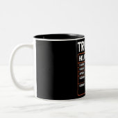 Funny Trucker Tasse (Links)