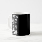Funny Trucker Truck Fahrergetriebe Kaffeetasse (Vorderseite Links)
