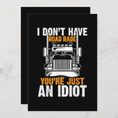 Funny Trucker Truck Truckfahrer Vater Pater Me Save The Date (Vorne/Hinten)