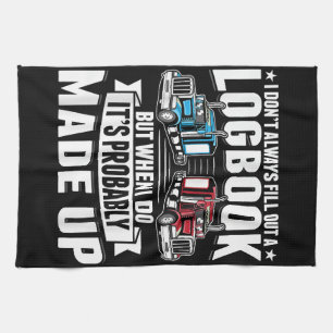 Funny Trucker Trucker Spaß Trailer Trucker Geschirrtuch