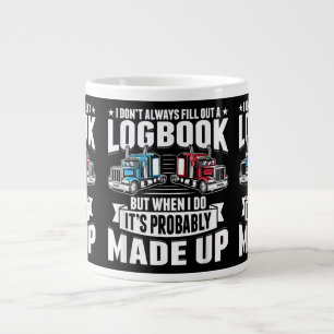 Funny Trucker Trucker Spaß Trailer Trucker Jumbo-Tasse