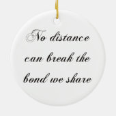 Funny Trucker Weihnachts-Grinch Traffic Holiday Keramik Ornament (Hinten)