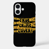 Funny True Crime Lover Case-Mate iPhone Hülle (Rückseite)