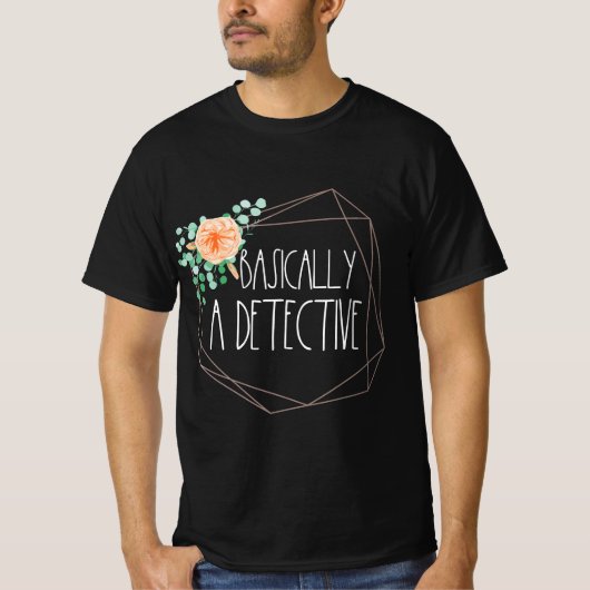 Funny True Crime Lover Murder Shows Basically A De T-Shirt (Vorderseite)