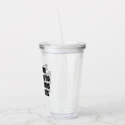 Funny True Crime Podcast Fan Acryltrinkbecher (Links)