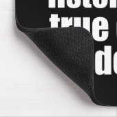 Funny True Crime Podcast Fan Mousepad (Ecke)