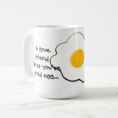 Funny True Friend Tasse (Vorderseite Links)