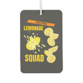 Funny True Lemon Juice Stand Crew Lemonade Squad Autolufterfrischer (Vorderseite)