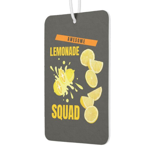 Funny True Lemon Juice Stand Crew Lemonade Squad Autolufterfrischer (Links)