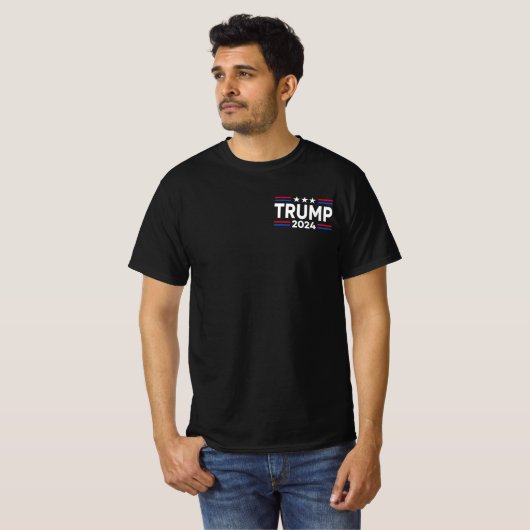 Funny Trump 2024 Festnahme Diese amerikanische Fla T-Shirt (Vorne ganz)