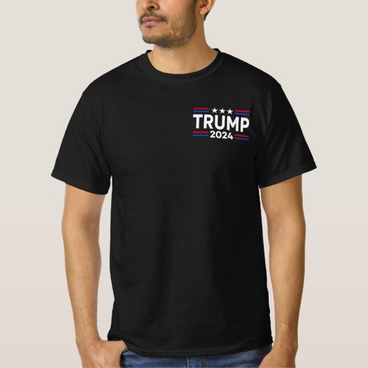 Funny Trump 2024 Festnahme Diese amerikanische Fla T-Shirt (Vorderseite)