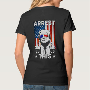 Funny Trump 2024 Festnahme Diese amerikanische Fla T-Shirt