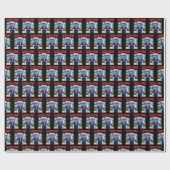 Funny Trump 2024 Geschenkpapier (Flach)