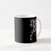 Funny Trump 2024 Kampagnen Rap Trendy Bootleg 90er Kaffeetasse (VorderseiteRechts)