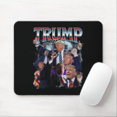 Funny Trump 2024 Kampagnen Rap Trendy Bootleg 90er Mousepad (Mit Mouse)