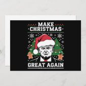Funny Trump 2024 macht Weihnachten wieder großarti (Vorne/Hinten)