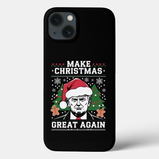 Funny Trump 2024 macht Weihnachten wieder großarti Case-Mate iPhone Hülle (Rückseite)
