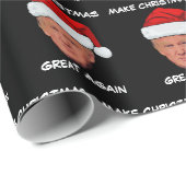 Funny Trump 2024 macht Weihnachten wieder großarti Geschenkpapier (Rolleneckpunkt)