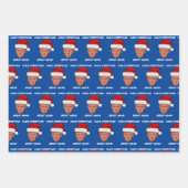 Funny Trump 2024 macht Weihnachten wieder großarti Geschenkpapier Set (Vorderseite 3)