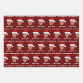 Funny Trump 2024 macht Weihnachten wieder großarti Geschenkpapier Set (Vorderseite 2)