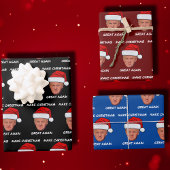 Funny Trump 2024 macht Weihnachten wieder großarti Geschenkpapier Set
