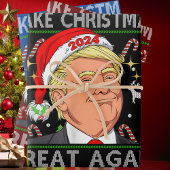 Funny Trump 2024 macht Weihnachten wieder großarti Geschenkpapier Set