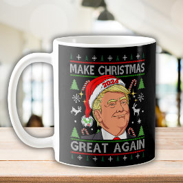 Funny Trump 2024 macht Weihnachten wieder großarti Kaffeetasse