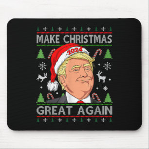 Funny Trump 2024 macht Weihnachten wieder großarti Mousepad