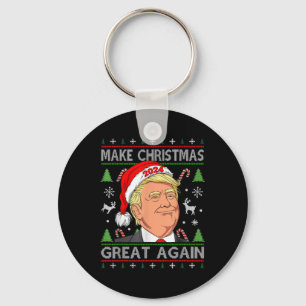 Funny Trump 2024 macht Weihnachten wieder großarti Schlüsselanhänger