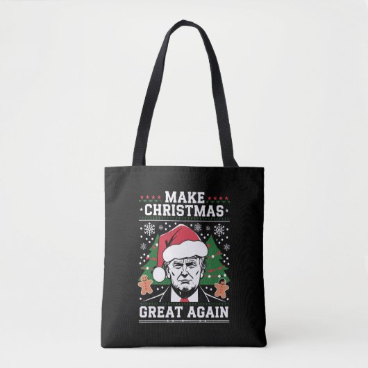 Funny Trump 2024 macht Weihnachten wieder großarti Tasche (Vorderseite)