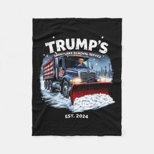 Funny Trump 2024 Siegeszug aus der Schneeflocke Fleecedecke