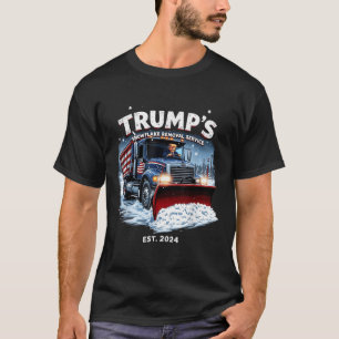 Funny Trump 2024 Siegeszug aus der Schneeflocke T-Shirt