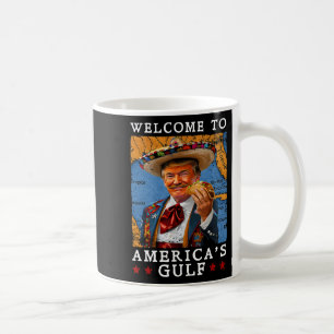 Funny Trump 2025 Mexiko Taco Willkommen in Amerika Kaffeetasse