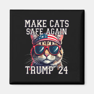 Funny Trump 24 Präsident Debate Meme macht Cats zu Magnet